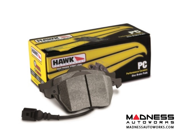 MINI Cooper S Performance Brake Pad Set by Hawk Performance - Performance Ceramic - Front (R55 / R56 / R57 / R58 / R59 Models)